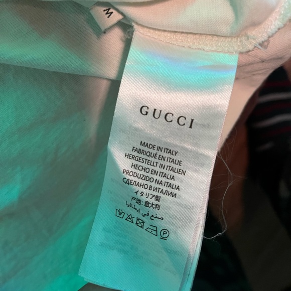 T-shirt with Gucci Blade print